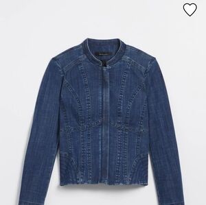 White House Black Market Denim Corset Jacket- NWOT